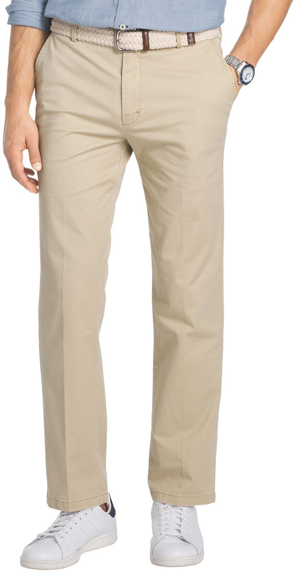NEW MENS IZOD SALTWATER STRETCH CHINO RED STRAIGHT FIT PANTS SIZE 40 38 32 36 